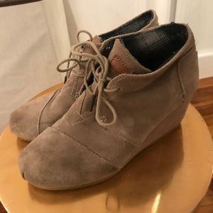 Toms desert wedge Taupe